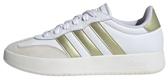 adidas Women's BARREDA Shoes, FTWR White/Gold met./Alumina, 7.5 UK