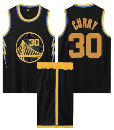 ABRTJCL Basketball-Spieltrikots für Herren/Jungen, 2er-Set Basketball Trainings Ärmellos Trikot und Hose, Kinder/Erwachsener Sleeveless Basketball Trikot schwarz S