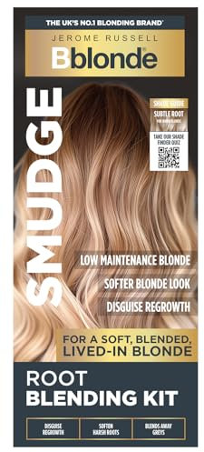 Jerome Russell Bblonde SMUDGE Root Blending Kit in Subtle Warm | Professional Root Blending Kit | Natural, Lived-In Blonde Look