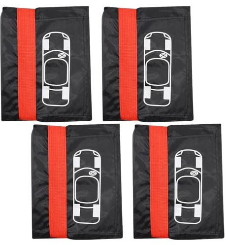 XEERUN Set di 4 Borse per Pneumatici, 19-23 Pollici Copertura della Ruota di Scorta, Copertura per Pneumatici con Manico, Borsa Pneumatici Auto, Copri Gomme Auto Ruota(Diametro 80 Cm/31 in)