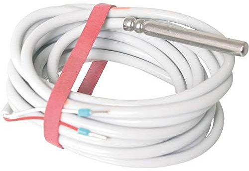 Ritzer by RESOL Temperatursensor/Speicherfühler Typ FRP6 - PT1000 - Fühler-Ø 6 mm x L 50 mm - Kabel 2,5 m (PUR-Leitung/grau) - Temperaturbereich -5 bis +105°C - Hersteller-Artikel-Nr. 15500080