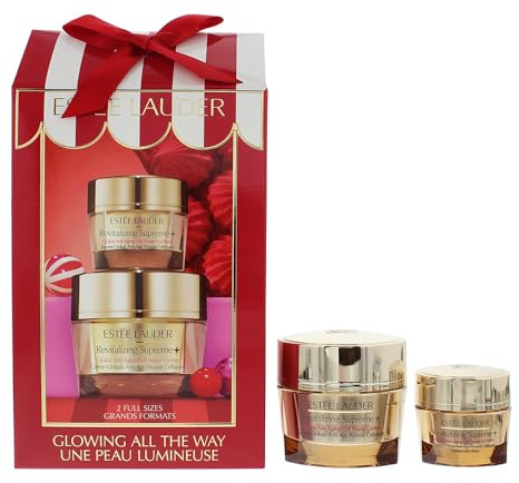 Estée Lauder Glowing All The Way 2 Piece Gift Set: Global Anti-Aging Cell Power Cream 50ml - Cell Power Eye Balm 15ml
