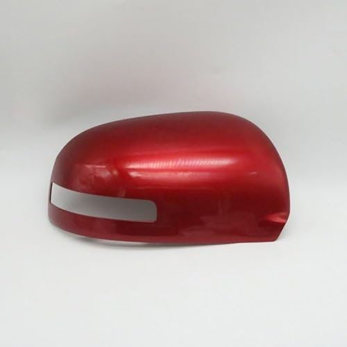Übertragungsriemen for Mitsubishi for ASX for Outlander 2013-2018 Outside Rearview Mirror Cover Lid Wing Door Side Mirror Shell Cap Housing Variomatik Riemen (Farbe : B Red Right R)