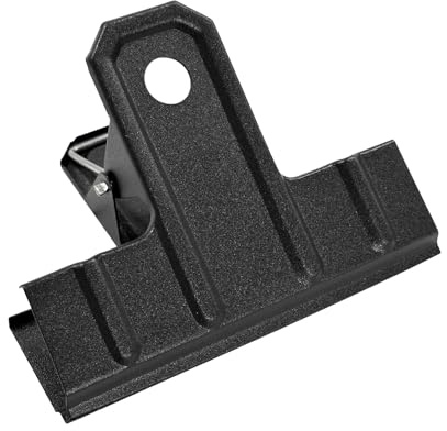 POERMA 8 Pezzi Bulldog Clip, 4.7 inch/120 mm Clip per Raccoglitori, Clip di Carta in Metallo per Artigianato, Disegni, Forniture per la Scuola e l'Ufficio