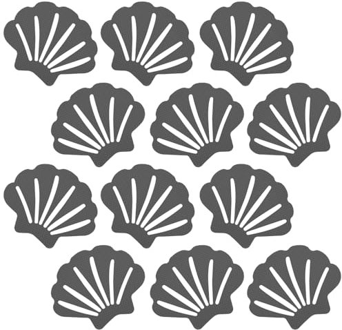 Qianyu Lot de 12 autocollants antidérapants originaux de sécurité pour baignoire, douche, escaliers, échelles, bateaux (bleu)
