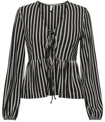 Onljally L/S slips top JRS, svart, XS