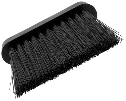 TOPPERFUN Handheld Fireplace Brush Dustpan Set Replacement Head for Efficient Ash Cleaning Broom for European Style Fireplaces for Maintaining Clean Hearths and Stoves