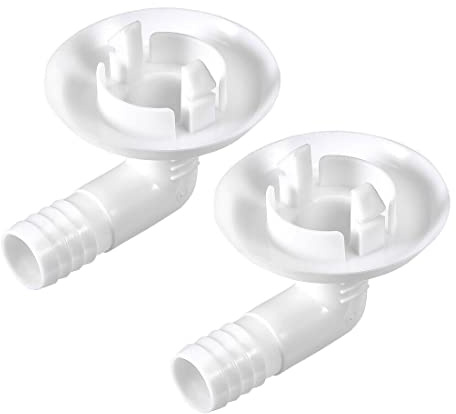 Tool parts Air Conditioner Drain Hose Connector Elbow Fitting for Window AC Unit 30mm 2Pcs