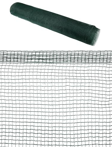 IlGruppone Rotolo Rete Antigrandine A Doppia Trama Extra Rinforzata Antistrappo Lunghezza 10 Metri Varie Altezze Ammortizzante di Facile Installazione Protezione Auto Orti Coltivazioni - 1.5x10Metri