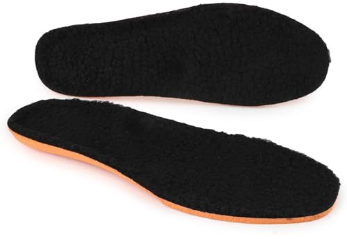 riemot Semelles Chaudes d'Hiver pour Homme et Femme, Polaire pour Bottes | Polaire effet laine d’agneau sur mousse confort pour chaleur et amorti dans les bottes d’hiver, de travail et de pluie