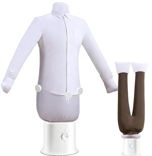 Vertical Steamers for Clothes, Automatic Ironing Machine for Home, Clothes Dryer and Ironer, Shirt Pants Steam Closet, 360° Hands Free, Size to XXL