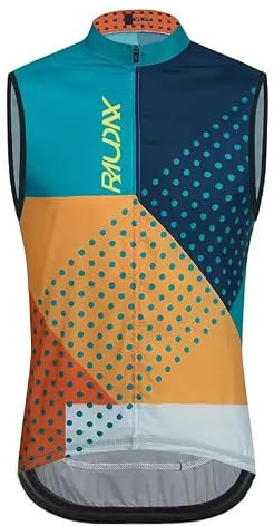 Generico Maglia da Ciclismo in Rete Nera Senza Maniche Traspirante Antivento Gilet per Bicicletta Multicolore/XXXL