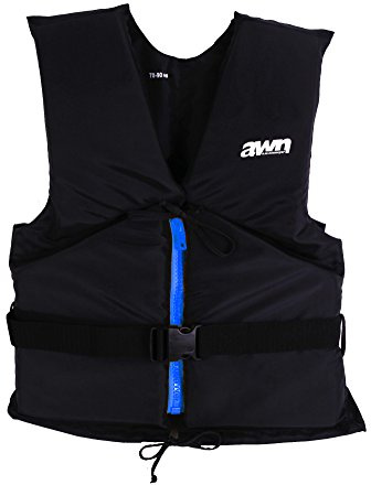 AWN Black Edition 50 N chaleco de regata, chaleco de seguridad, chaleco flotante, chaleco sólido, kayak, sup, windsurf, kite