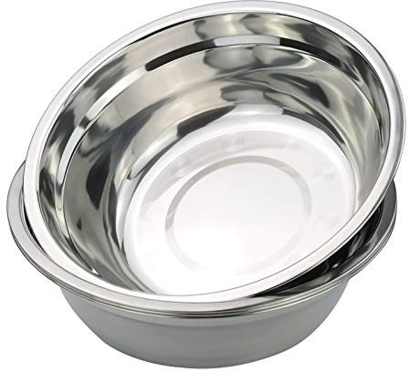 Callyne Stainless Steel Mixing Bowls, Metal Prep Bowls, Set of 4