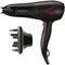 Rowenta Cv5623 Power Pro Ionic, Haartrockner, 2200 W, Ionenausgabe, 6 Einstellungen, 2 Temperaturen, Diffusor für Locken, Schwarz