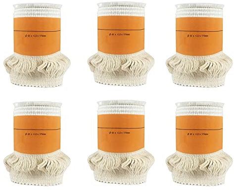 ARMARD 65mm Docht für Petroleumofen für Innenräume, Dochte für Petroleum Heizung Kerosin Heizer,Baumwollkern Ersatzdocht für Petroleum Heizung für Camping Zeltheizung Kochen (Größe : 6pcs)