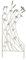 La Grande Prairie Treillage roseaux Fer 1x48x121cm