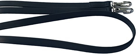 MJH Wasser Feste Zügel 16mm breit vernäht versch. Farben & Längen (schwarz, 2,40)