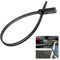 Zip Tie Bike Lock 60cm Recodeable Combination Lock with Stainless Steel Core Multi-Use Security Cable for Bicycle, Cafe, Pram, Buggy, Ski Helmet Combo Code Bike Lock (Black)
