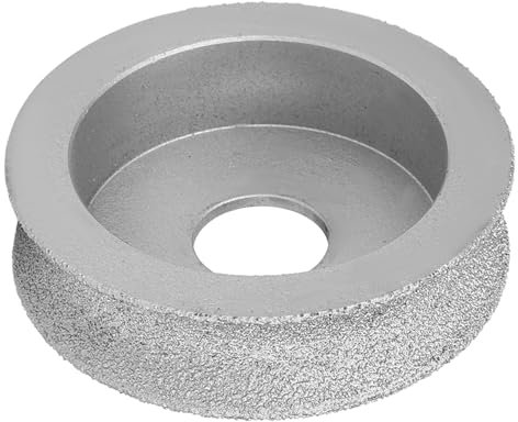Mola abrasiva concava con mola diamantata brasata da 7,3 cm per pietra, ceramica, vetro, marmo, granito, disco di vetro, strumento per uso a secco e ad umido (Concave grinding wheel 1.5)