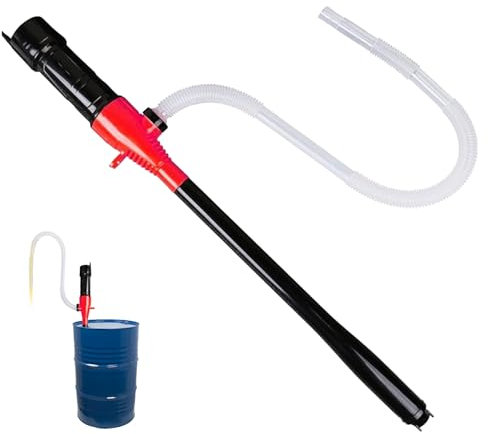 Bomba de transferencia de combustible 2.2 GPM/min Bomba de agua de gasolina portátil con batería Práctica bomba de sifón a prueba de fugas para gasolina, aceite diesel, pecera Bomba de transferencia d