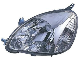 Phare avant gauche H4 type Valeo compatible avec Toyota Yaris 1 phase 2 2003-2005