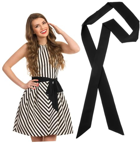 Beavorty Sash Belt for Women Elegant Chiffon Fabric Tie Comfortable Decorative Waist Belt for Dresses Gowns and Casual Outfits Easy Bow Closure Versatile Solid Color Design