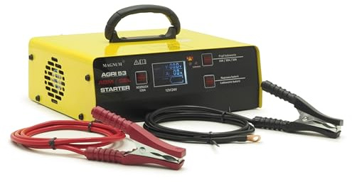 Magnum Agri 53 Chargeur intelligent avec aide au démarrage pour batteries de voiture 12 V/24 V – Automatique et sûr Bestschweissen.de