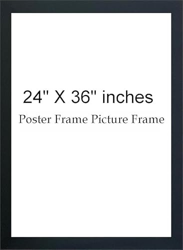 BLACK 36inch X 24inch Poster Frame Picture Frame