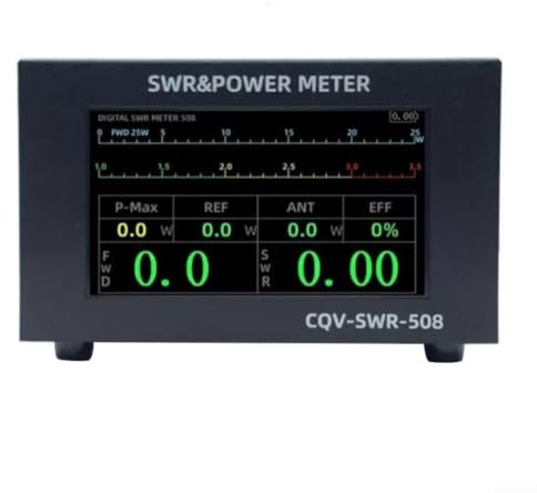 Cqv-Swr-508 SWR kraftmätare 1,8-54 Mhz 200 W digitalt stående våglarm UHF-gränssnitt för skinkradiotestning