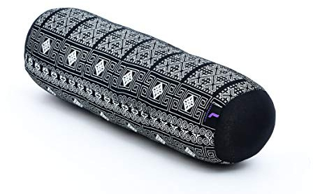 Leewadee Yoga Bolster 50 x 15 x 15 cm - Compact Kapok Roll for Yoga, Meditation & Massage