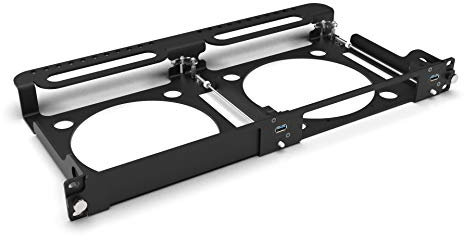 MyElectronics Mac Mini Rack Mount 19 tum 1U med kabelhantering och 1 tomt skydd