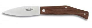 Cuchilleria Deportiva Albainox 01614 Couteau Palles N°00 Manche en bois Lame 7 cm Outil pour Chasse, Pêche, Camping, Outdoor, Survie et Bushcraft