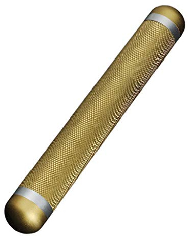 1x Tube à Cigares En Aluminium Porte-humidificateur de Voyage étui à Cigares Portable Doré