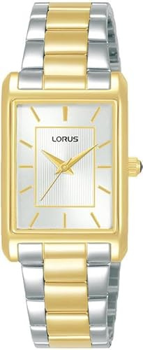 Lorus Orologio analogico al quarzo da donna con bracciale in metallo, Oro/Argento - RG286VX9