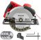 Electric 1500W Corded Saw with 7-1/4'' Circular Saw Blade, 3 Blades, Laser Guide, Max Cutting Depth 2.45'' (90°), 1.81'' (45°) for Wood and Log Cutting