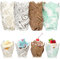 LUZOON Pirottini per Muffin, 200 Pezzi Pirottini di Carta Pirottini per Muffin e Cupcake, Adatto per Muffin, Panifici, Catering, Matrimoni e Compleanni (Tulipp) (200 Pezzi ②)