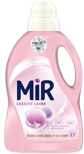 Mir Lessive Liquide Laine Main & Machine Formule Unique 3en1, 1.35L