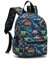 UieaMsio Mini-Dinosaurier-Rucksack für Kinder, Kinderrucksack, Jungen, Mädchen, Kleinkind, Tasche, Kindergarten, Segeltuch, Urlaub, Reisen, Büchertasche, Outdoor, Tagesrucksack für 3–6 Jahre alt