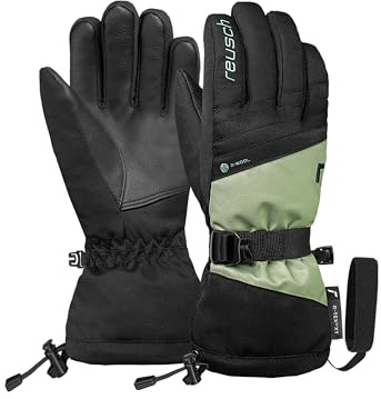 Reusch Andrea R-TEX XT Guanti da sci per bambini e ragazzi – Guanti invernali caldi e impermeabili con funzione softshell e touch screen – con passante per polso – per sci e uso quotidiano