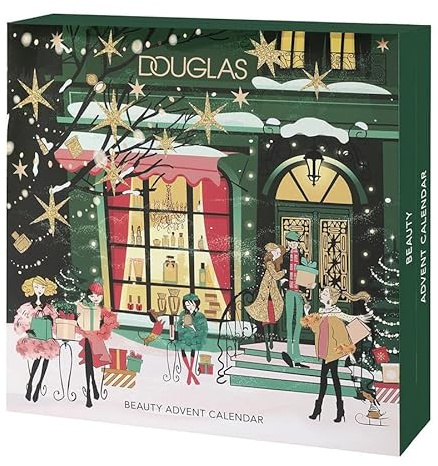 Douglas Adventskalender 2025 Grün - PFLEGE, MAKE-UP & DUFT Luxury - 250 € Warenwert - Hautpflege, Make-up & Accessoires - mit 3 exklusiven Spa- und Pflegeprodukten, Weihnachten