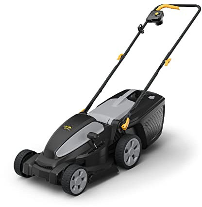 Alpina AL1 38 E – cortacésped eléctrico con Motor de 1400 W, Ancho de Corte de 38 cm y recogedor de 40 litros