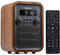 Denver DAB-48 Bluetooth DAB Radio With Remote Control - DAB/DAB+ Digital Radio Mains Powered – DAB Bluetooth Radio Speaker – DAB Alarm Clock – Grey With Large Remote Control