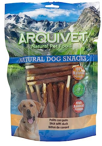 Arquivet Bastoncino con Anatra, Snack Naturale, 1 kg, 13 cm