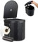 Green Haven Foldable Camping Toilet – Portable Loo for Adults with 6L Washable Basket & Built-in Roll Holder – Travel Toilet for Caravan, Festival, Outdoor, Indoor Emergency Use