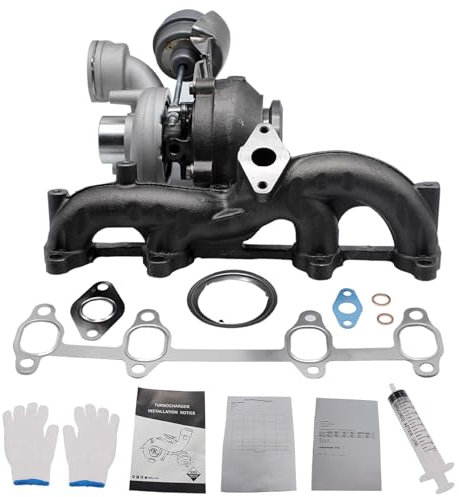 Bapmic Turbolader Ersatz für V..W T5 1.9 TDI Transporter V 7EB, 7EJ, 7HB, 7HJ 2003-2009 AXB AXC 038253056M 038253010N Abgasturbolader
