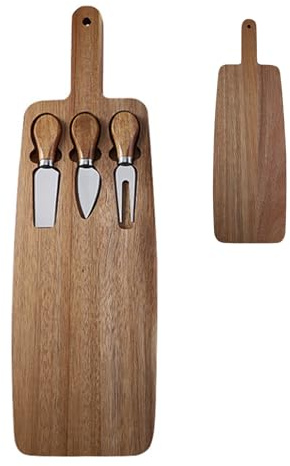 Set taglieri per salumi, tagliere per formaggi con manico - Set di da portata per formaggi con manico,di formaggio multifunzionali, da cucina per feste, Natale