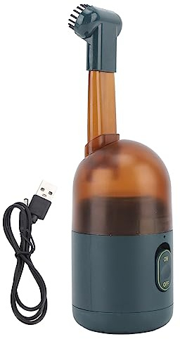 Agatige Aspirateur sans Fil Vert, Petit aspirateur de Bureau Portable pour Ordinateur de Bureau, Mini Machine Nettoyage Voiture pour la Maison, Clavier, la Machine à Coudre Animaux