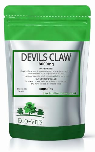 Devils Claw 8000mg 60 caps Anti INFLAMMATORY Pain Relief, Joint Health & Flexibility, Mobility & Comfort, Bones & Joints, Joint & Muscle Support