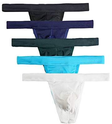 Summer Code Mens Micro Mesh Stretch Thong T-Back Sexy Underwear
